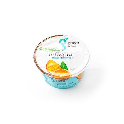 Йогурт кокосовый с апельсином и манго