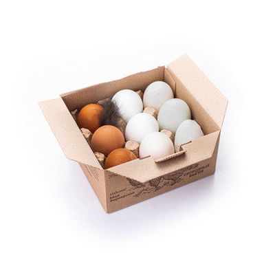 Яйца куриные Фермерские разноцветные (9 шт.)