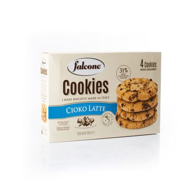 Печенье сахарное FALCONE Cookies с молочным шоколадом