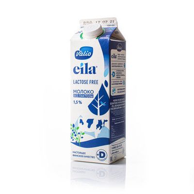 Молоко Valio Eila ультрапастеризованное безлактозное 1,5% 