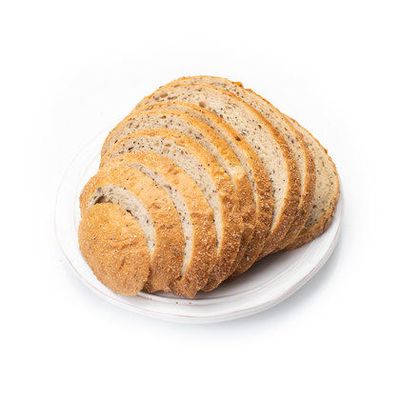 Хлеб бездрожжевой заварной, подовый Крестьянский со злаками